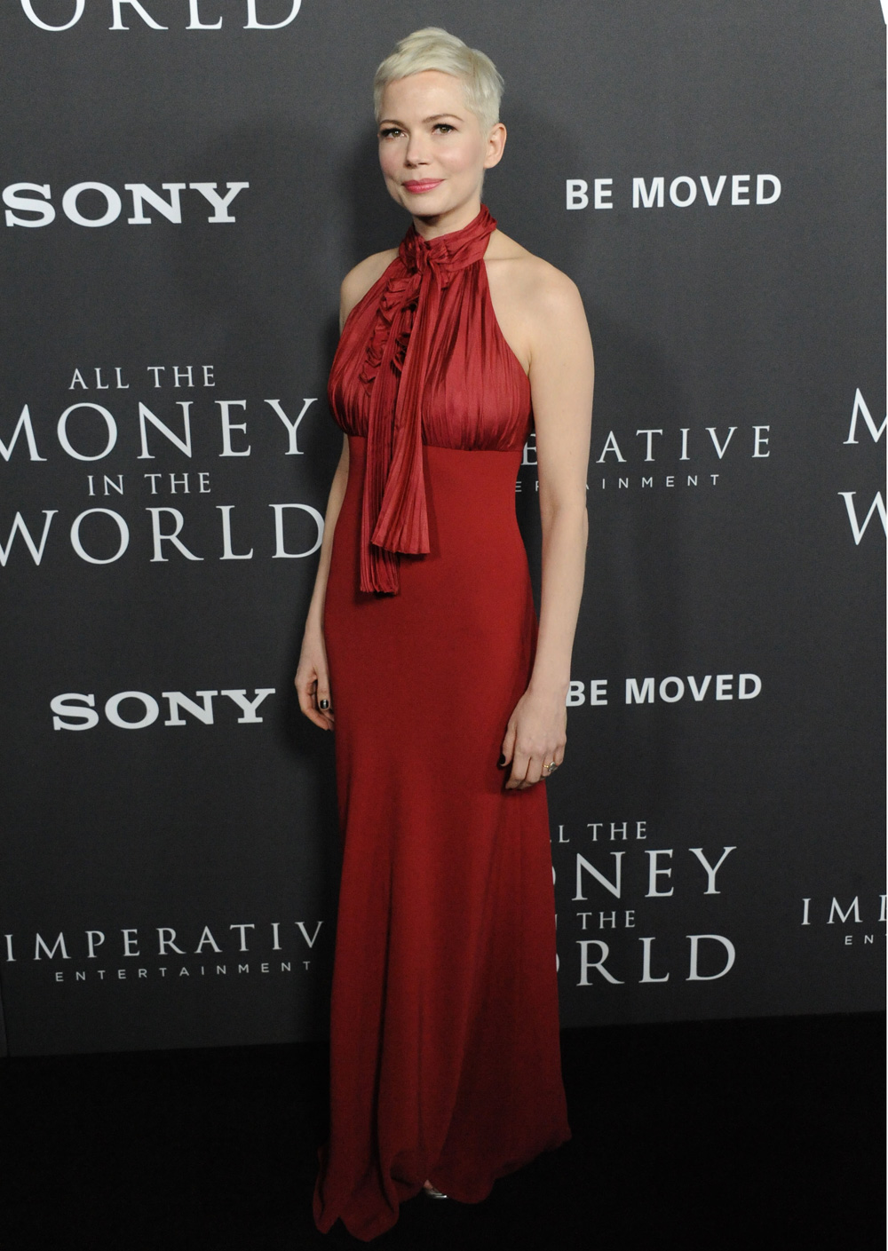 Michelle Williams in Louis Vuitton for 'All the Money in the World' Film  Premiere