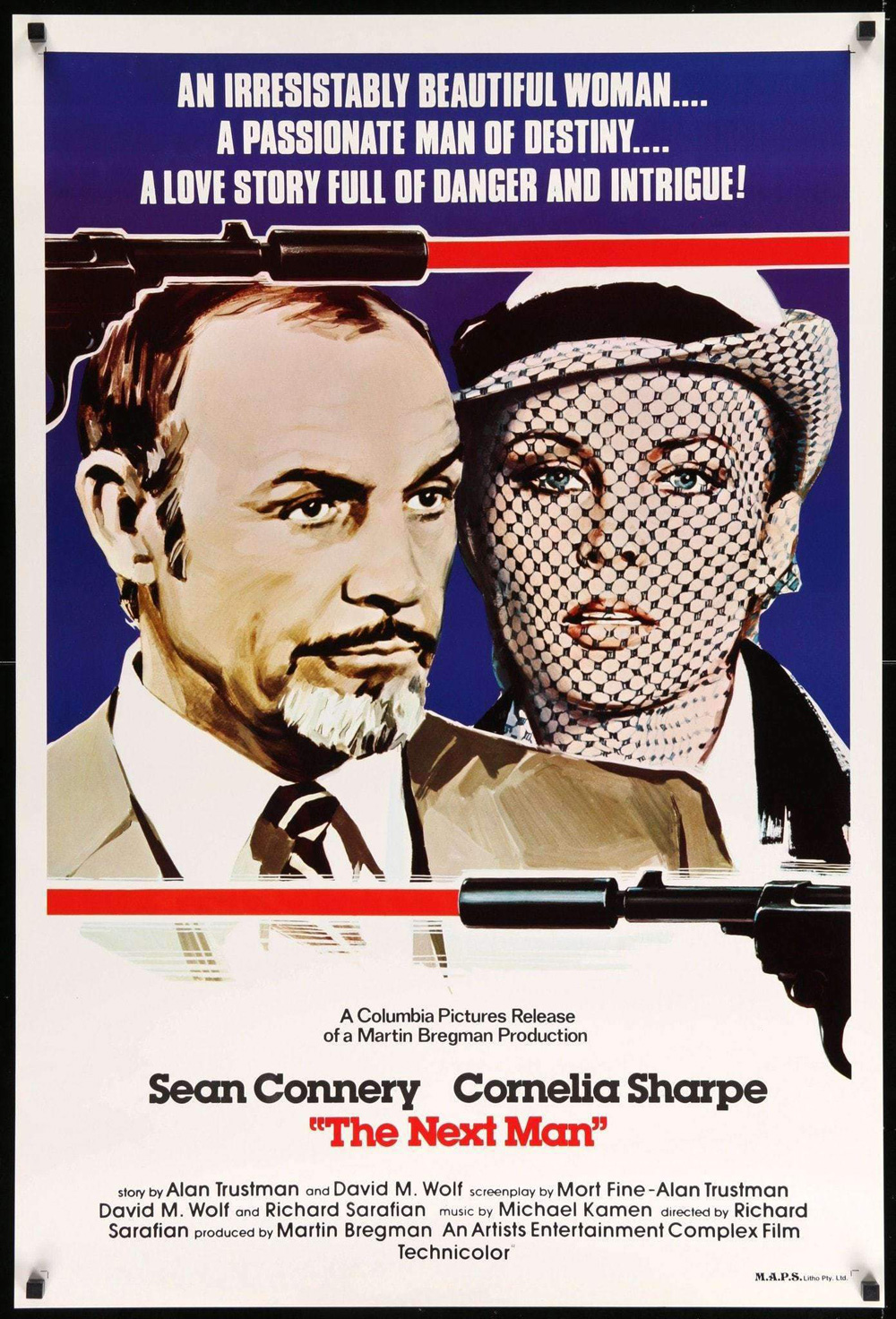 Press Movie Photo "The Next Man" Sean Connery &Cornelia Sharpe Plays a Diplomat 