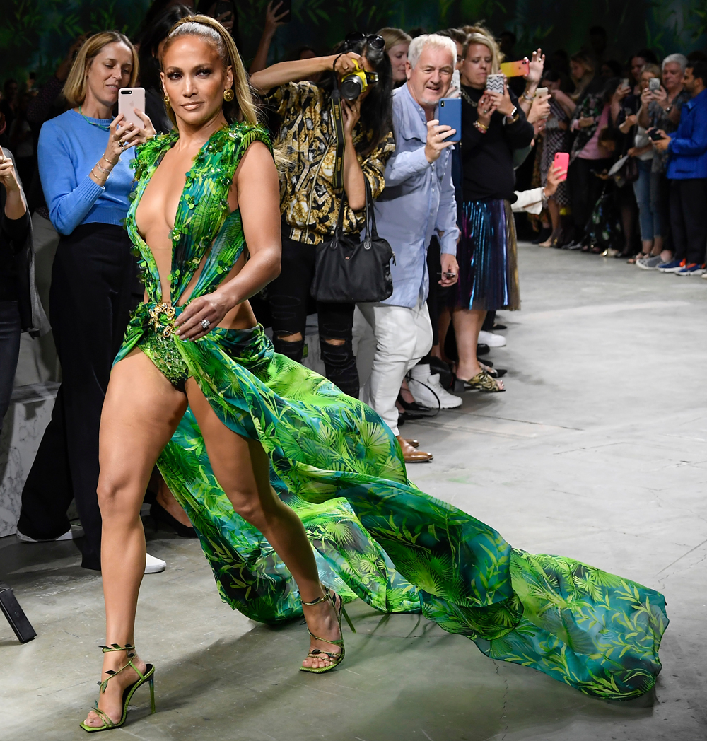 jlo and diddy green dress