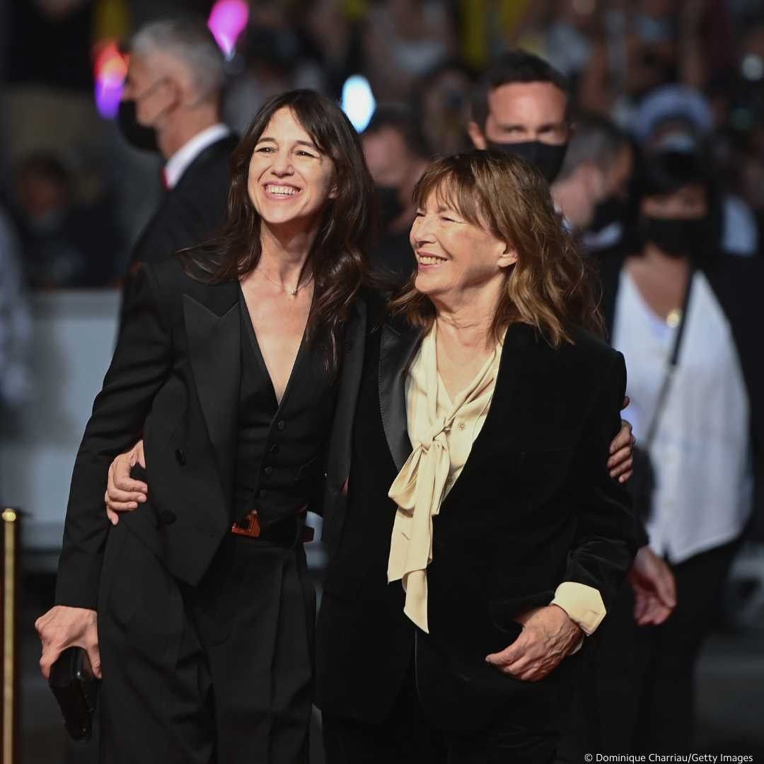 Iconic mother-daughter duo Charlotte Gainsbourg & Jane Birken at