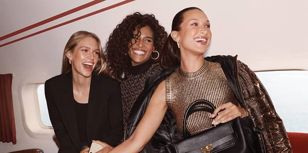 Bella Hadid & Celebrity Friends Celebrate New Year's Eve In Style For  Michael Kors Holiday 2021 Campaign