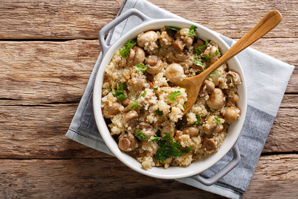This Mushroom Quinoa Risotto Recipe Will Be A Hit Every Single Time ...