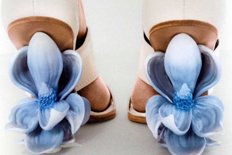 Alexander McQueen's 3D Printed Magnolia Heels Will Simply Wow You
